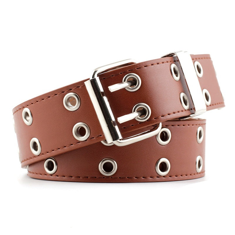 Gothic Punk Style Chain Decorative Eyelet Belt
