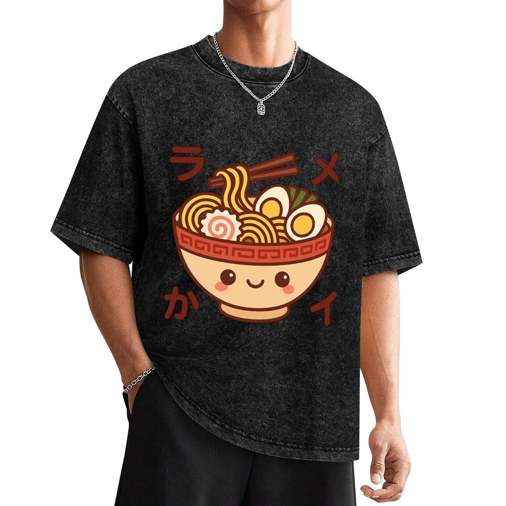 Kawaii Ramen Bowl Vintage T-Shirt