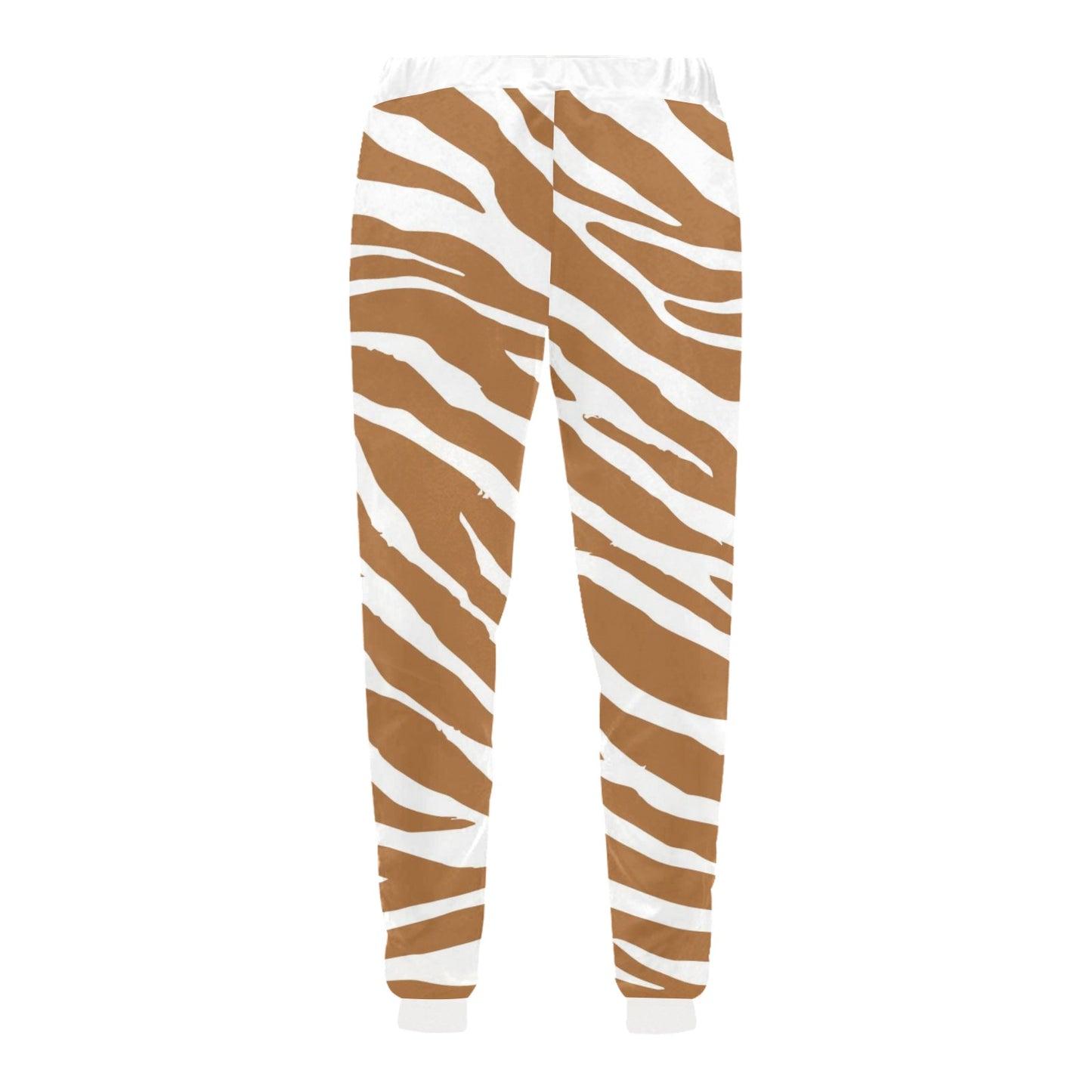 Brown Zebra Joggers Casual Baggy Slacks