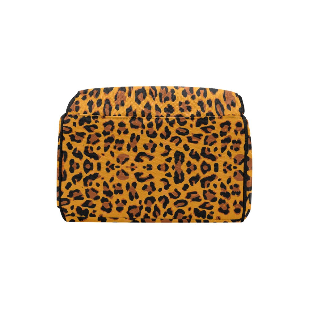 Classic Leopard Print Multi-Function Backpack