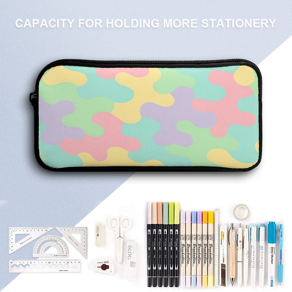 Pastel Camo Three-Piece Backpack Bag Set