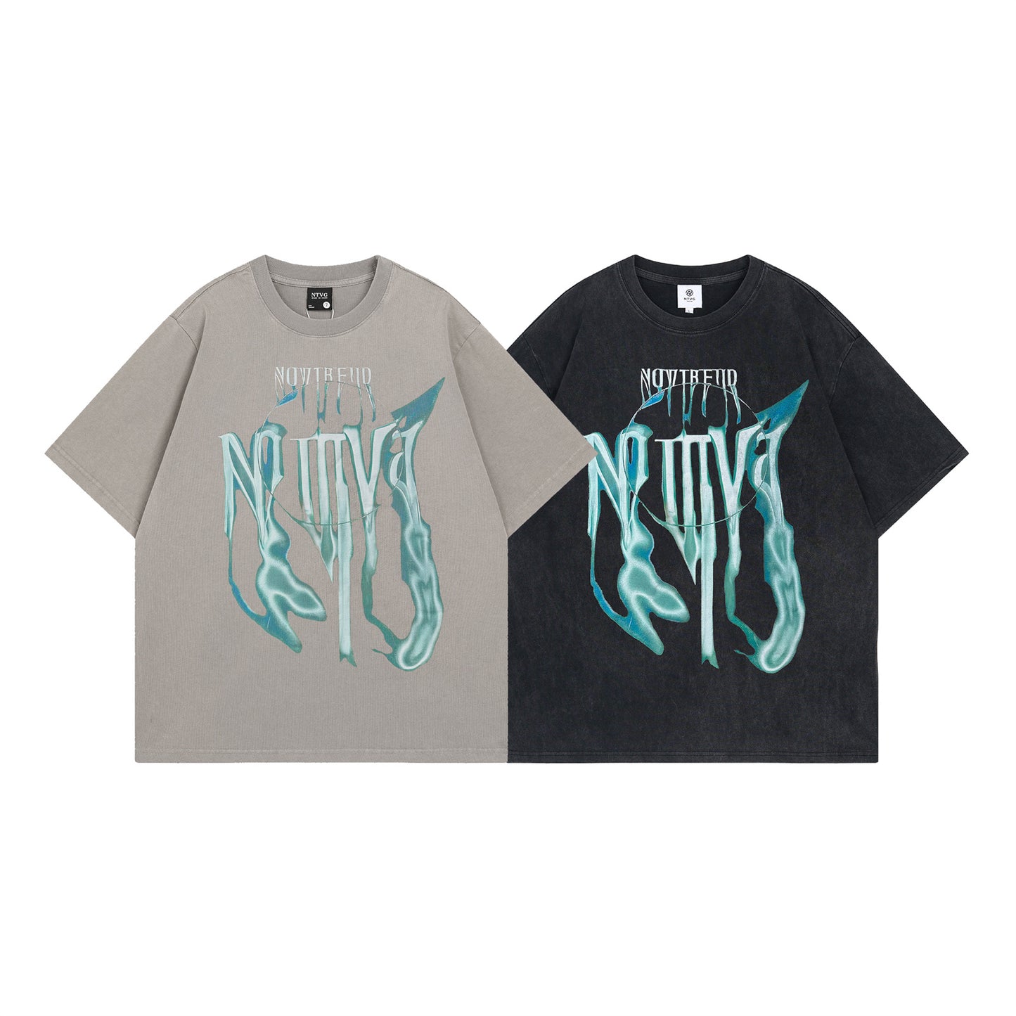 Harajuku Style Unique Letter Print Oversized Tee