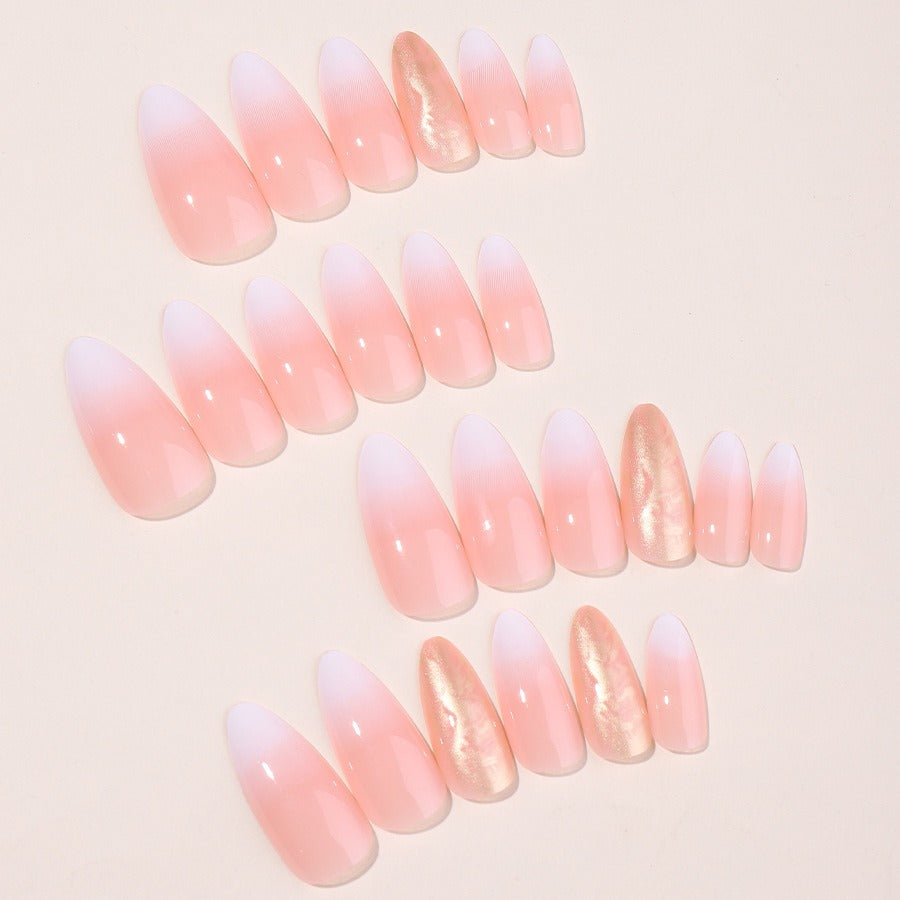 Harajuku Style Wearable Glitter Nail Gradient Patches