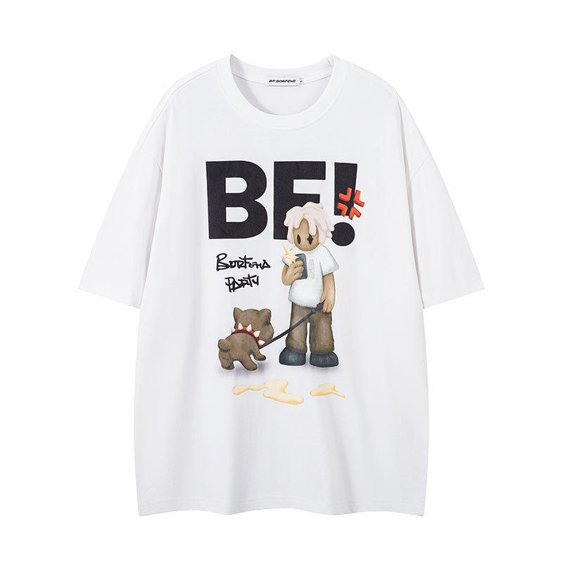 Harajuku Style Cartoon Print Unisex T-Shirt