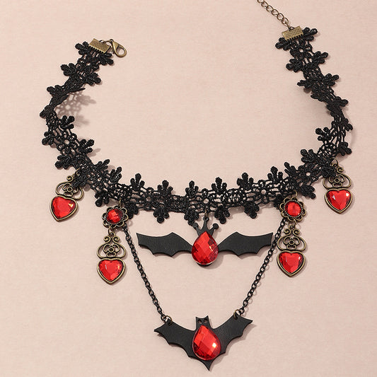 Harajuku Style Bat Halloween Necklace