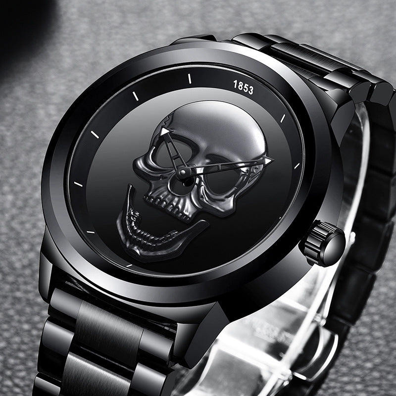Harajuku Skull Stereoscopic Watch