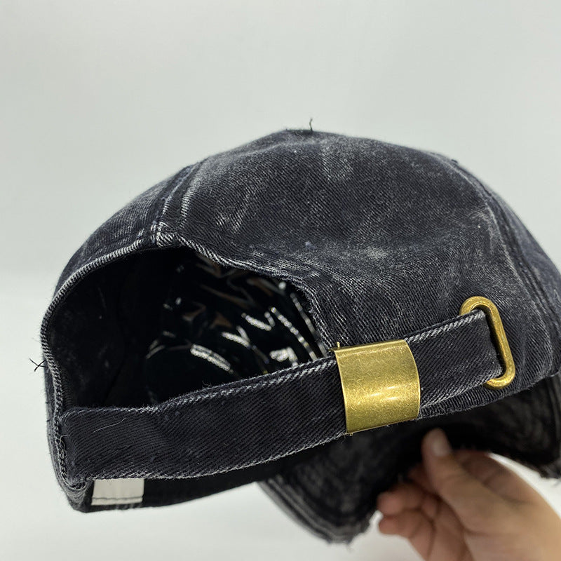 Retro Denim Baseball Cap for Women - Harajuku Style