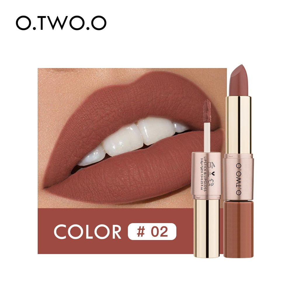 12 Colors Harajuku Style Lipstick & Gloss Set