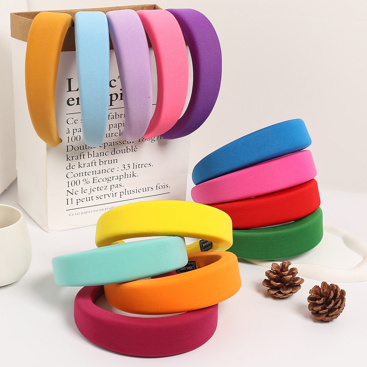 Thickened Red Hairband for Stylish Women