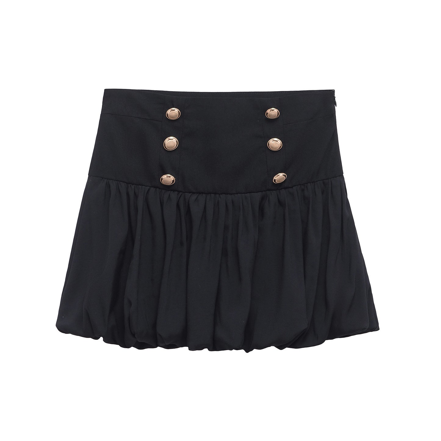 Puffy Elastic Hem Lantern Skirt