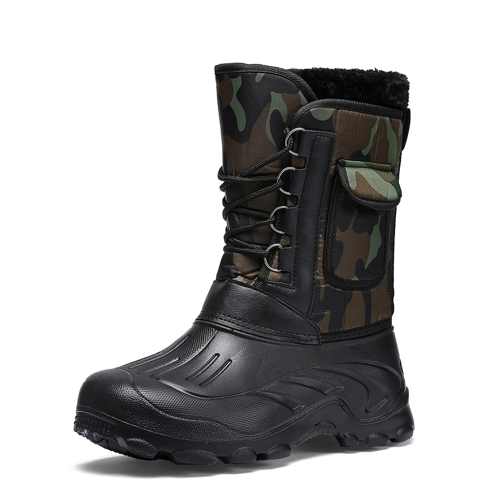 Men's Winter Waterproof Fishing Boots – Outdoor Sneakers