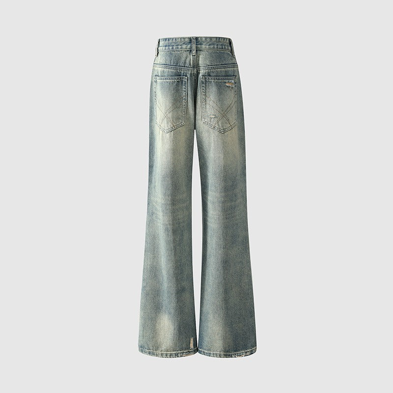Harajuku Retro Ripped Loose Fit Jeans for Men