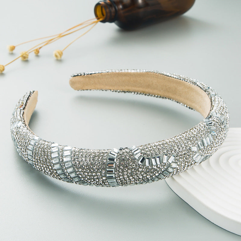 Shiny Gypsophila Hair Hoop Headband