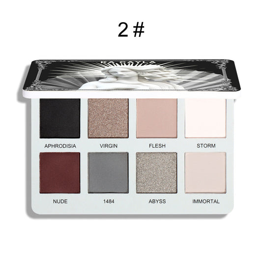 8 Color Harajuku Style Eyeshadow Palette - Matte & Glitter