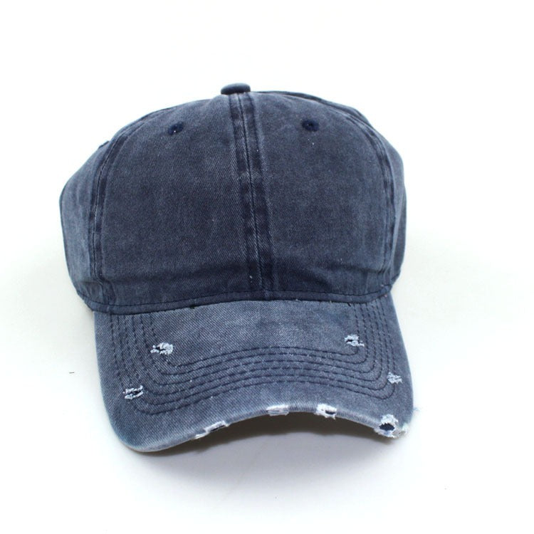 Harajuku Retro Distressed Soft-Top Cap