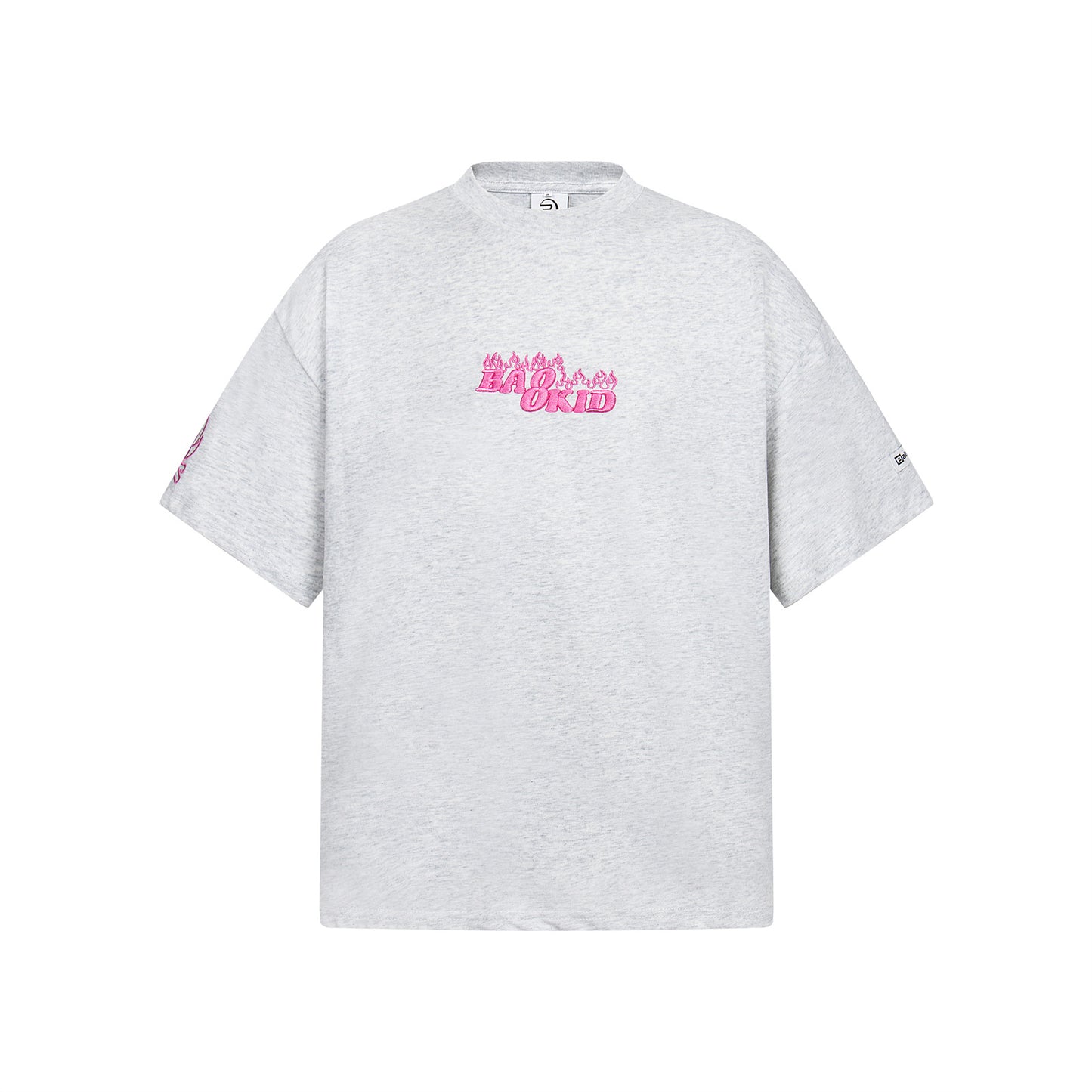 Embroidered Letter Short Sleeve T-Shirt - Harajuku Style