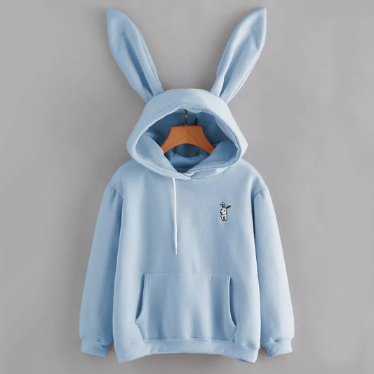 Cute Rabbit Ears Harajuku Hoodie for Women
