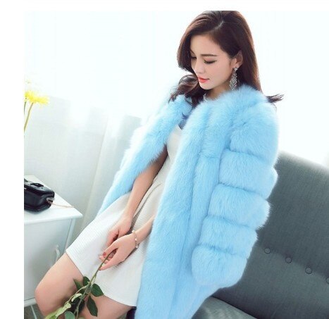 Playful Purple Pink Faux Fur Coat for Women
