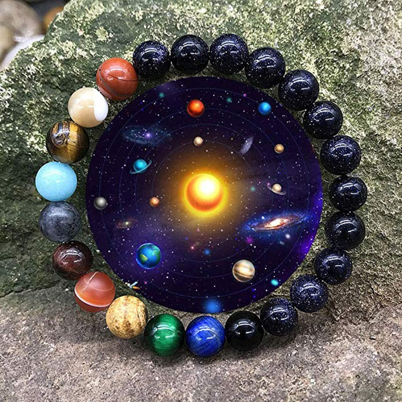Galaxy Bracelet Set - Couples Universe Style