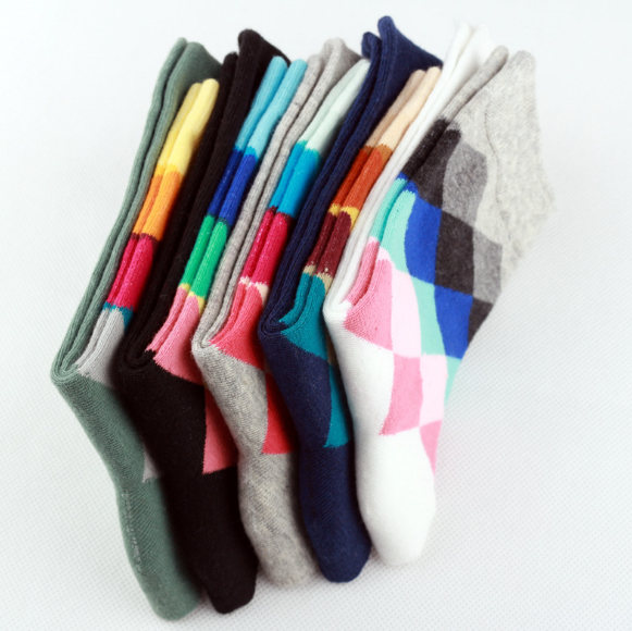 Harajuku Style Colorful Cotton Socks - 10 Pairs