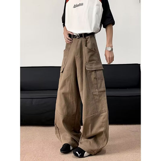 Multi Pocket Workwear Casual Pants