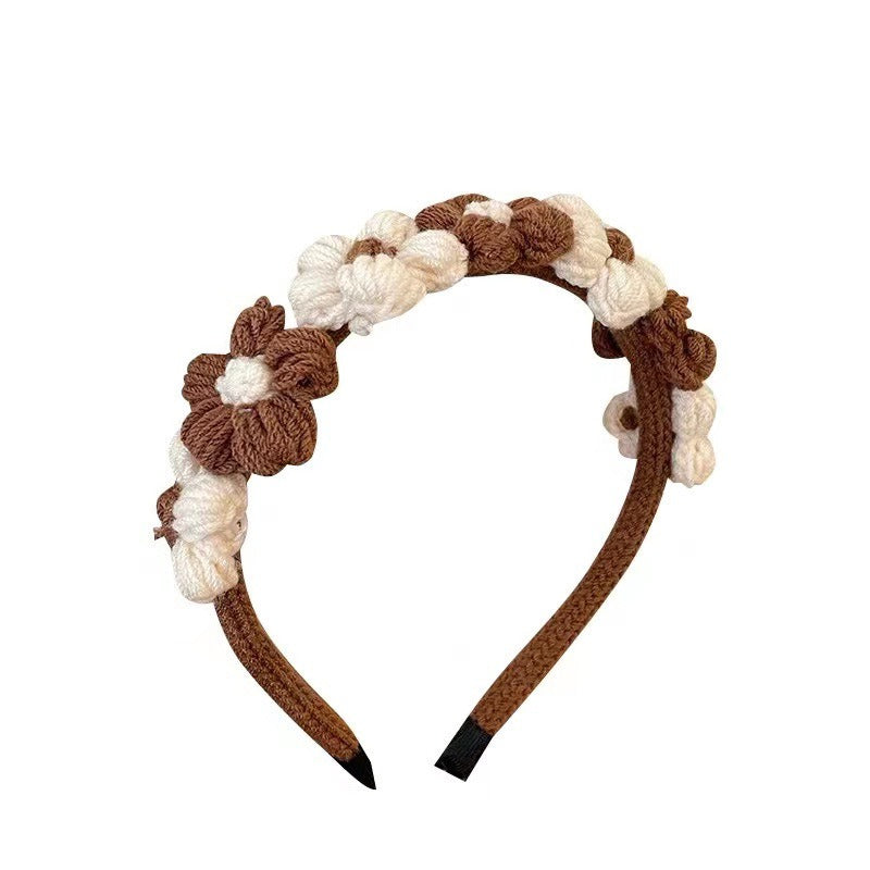 Korean Cute Girl Wool Weave Hair Band