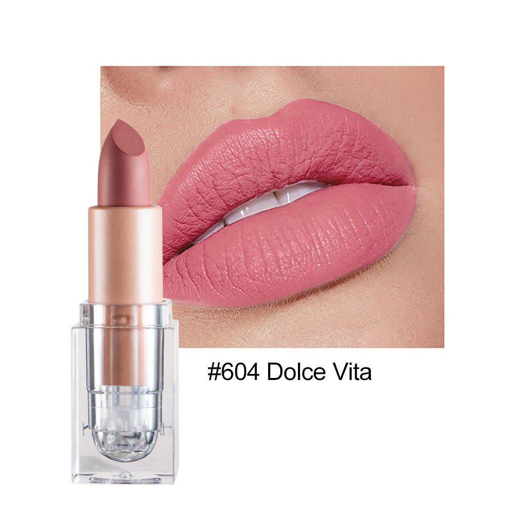 Vibrant Matte Lipstick - 12 Bold Shades