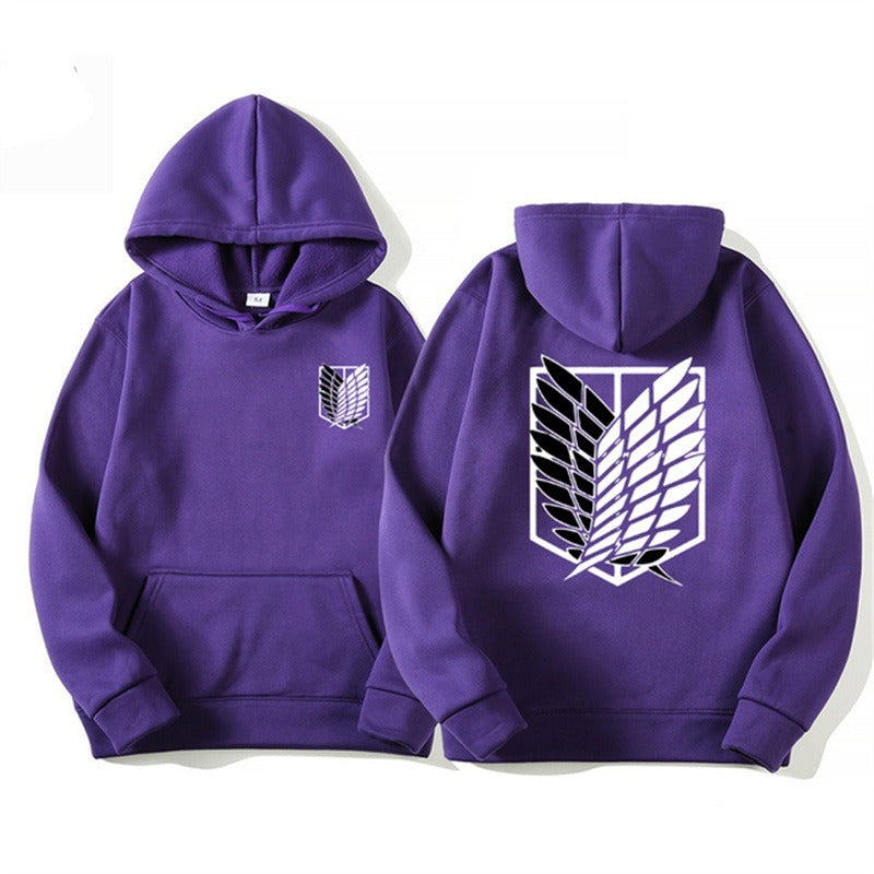 Mikasa Allen Hooded Sweatshirt - Harajuku Style
