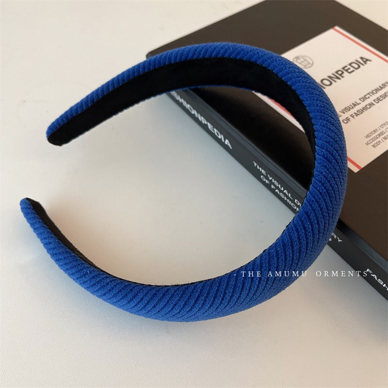 Korean Retro Corduroy Hair Band