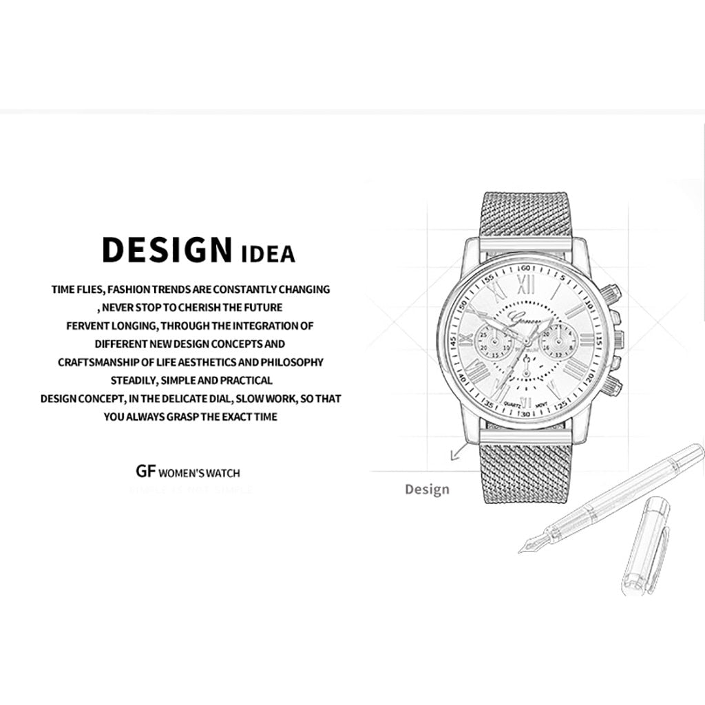 Harajuku Style Ladies Luxury Quartz Watch