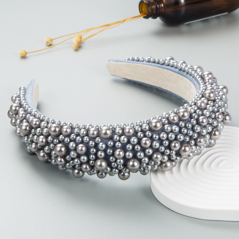 Baroque Pearl Hair Hoop Headband
