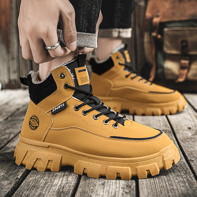 Men's Trendy Suede High Top Boots