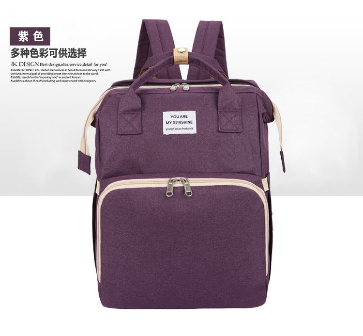 Harajuku Style Portable Foldable Mommy Bag Backpack