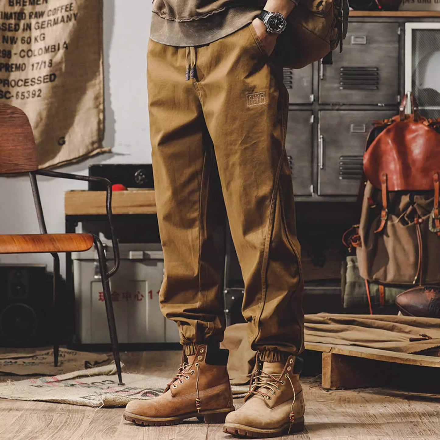 Harajuku Style Oversized Retro Work Pants for Men