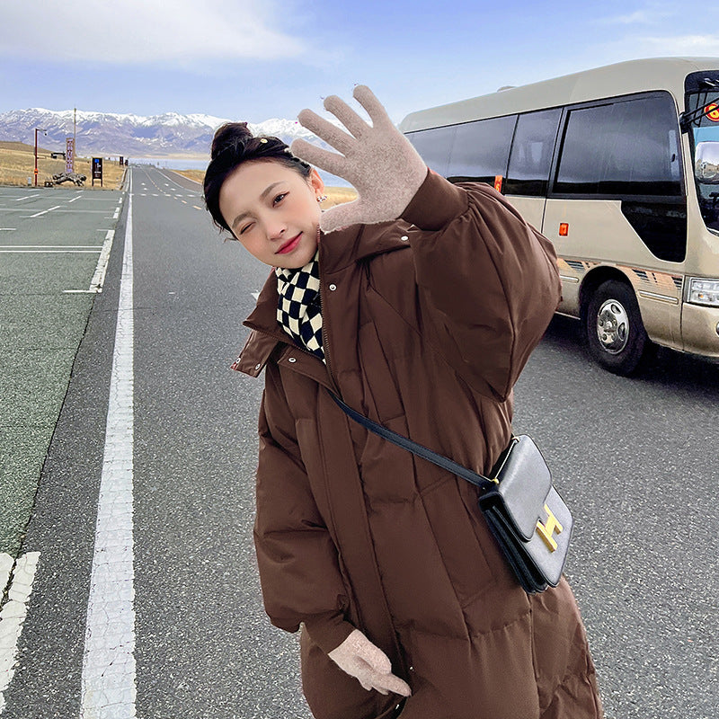 Harajuku Style Women's Cotton Jacket - Loose Fit Outerwear