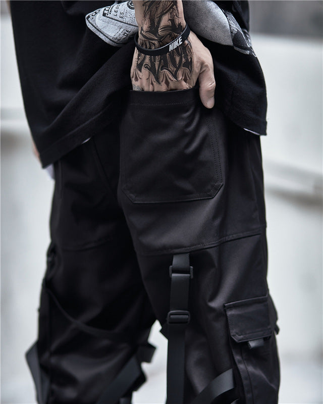 China Chic Diablo Functional Windwork Pants - Harajuku Style