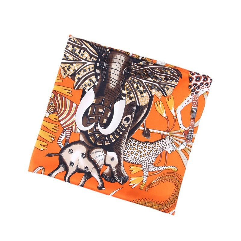 Animal Kingdom Twill Silk Scarf