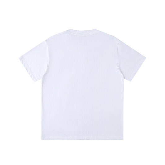 Harajuku Letter Print Loose Fit T-Shirt for Men & Women