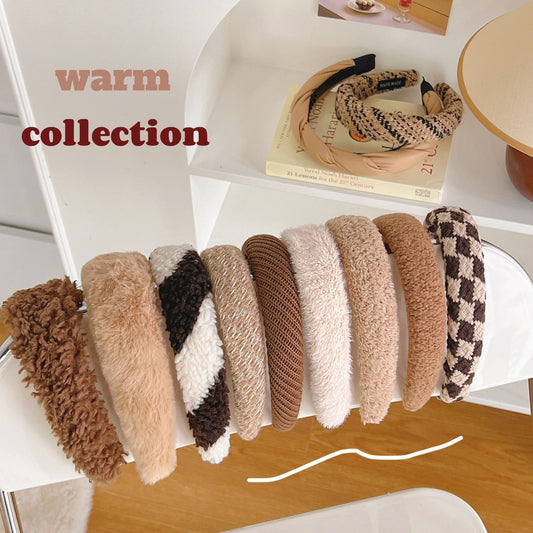 Coffee Color High Skull Top Hair Hoop