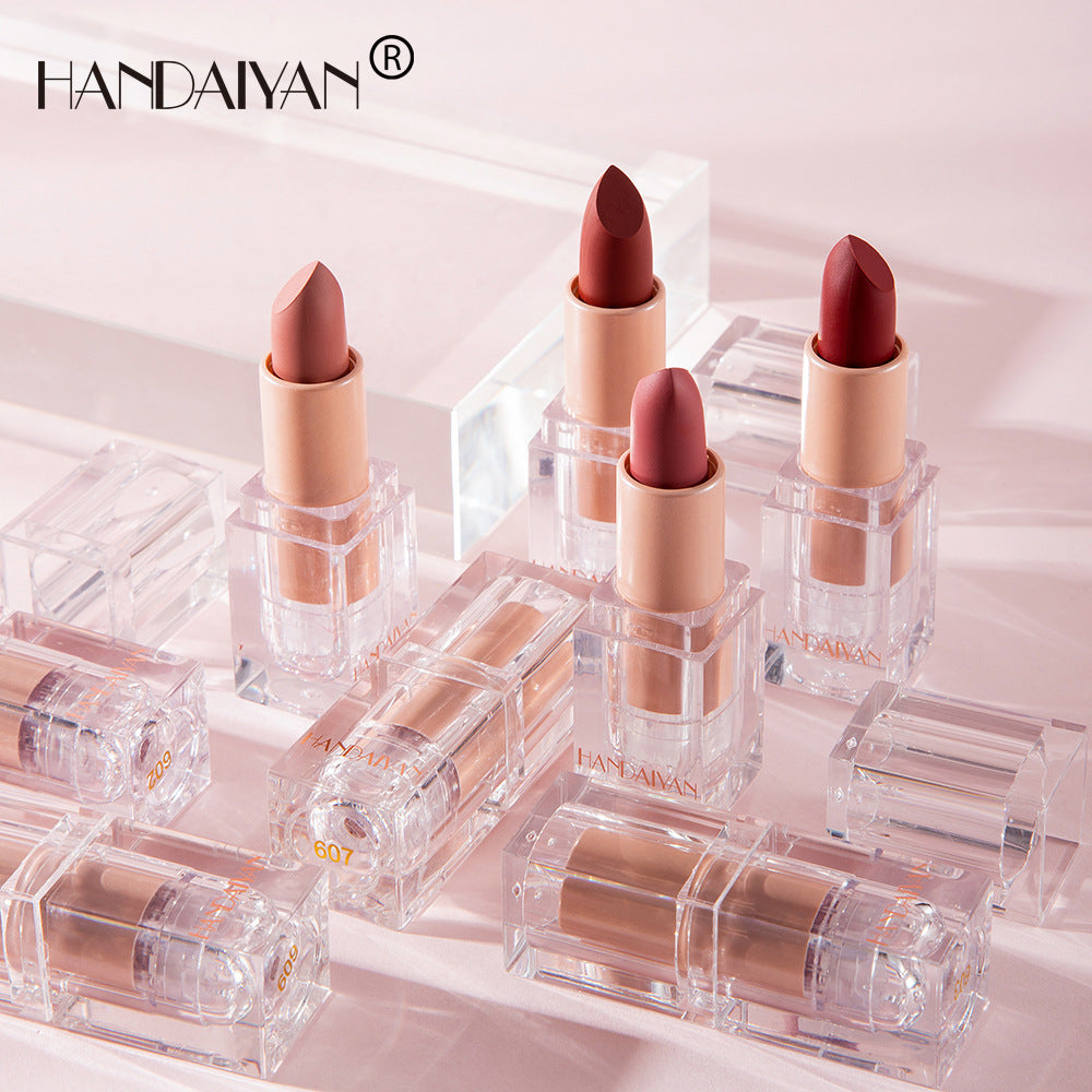 Vibrant Matte Lipstick - 12 Bold Shades