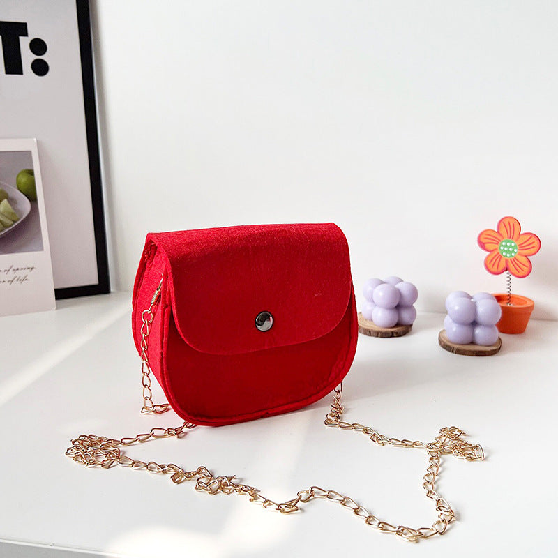 Harajuku Style Felt Children's Messenger Bag
