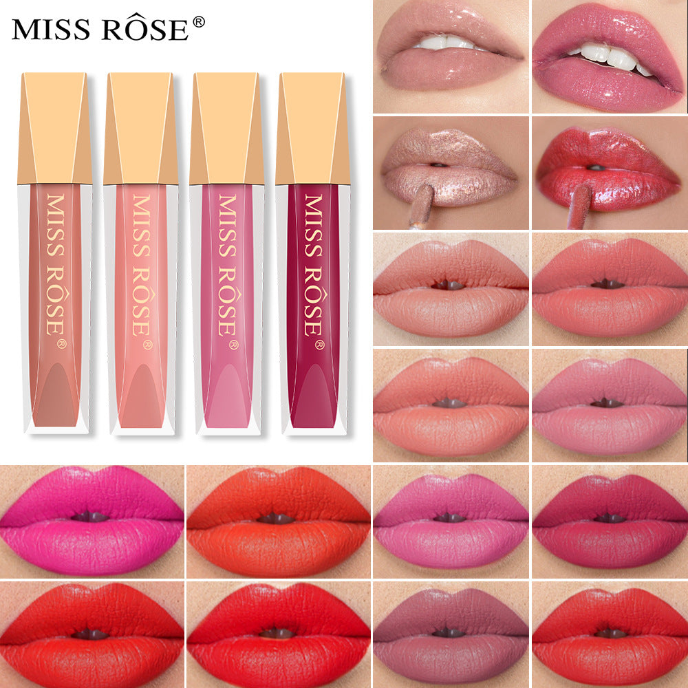 Harajuku Matte Pearlescent Lip Gloss - Velvet Finish