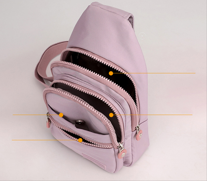 Trendy Multi-Layer Chest Bag for Women
