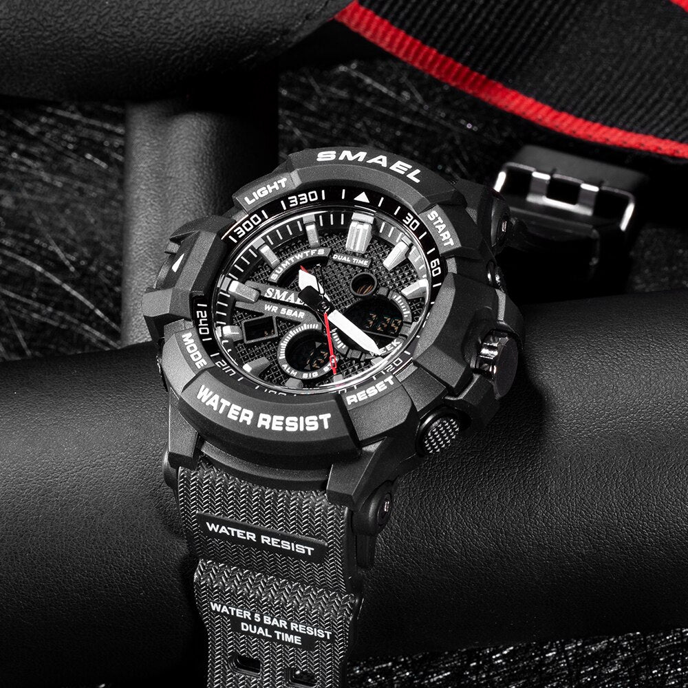 Men's Military Camouflage Waterproof Sport Watch
