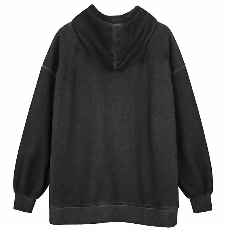 Goth Angel Hip Hop Streetwear Women’s Zipper Jacket