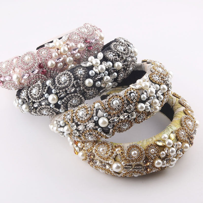 Personalized Baroque Pearl Headband