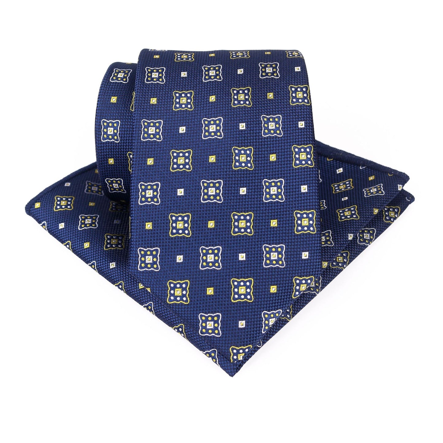 Men's Pineapple Dragonfly Pattern Jacquard Tie