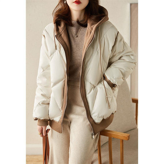 Trendy Korean Slimming Hooded Padded Jacket