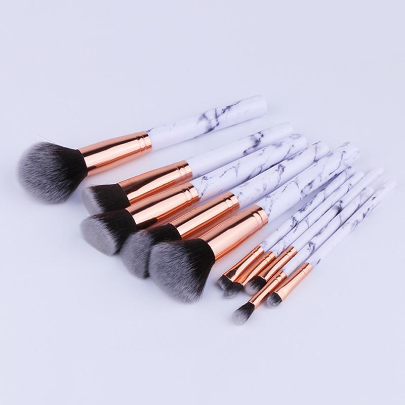 10Pcs Professional Harajuku Style Makeup Brush Set