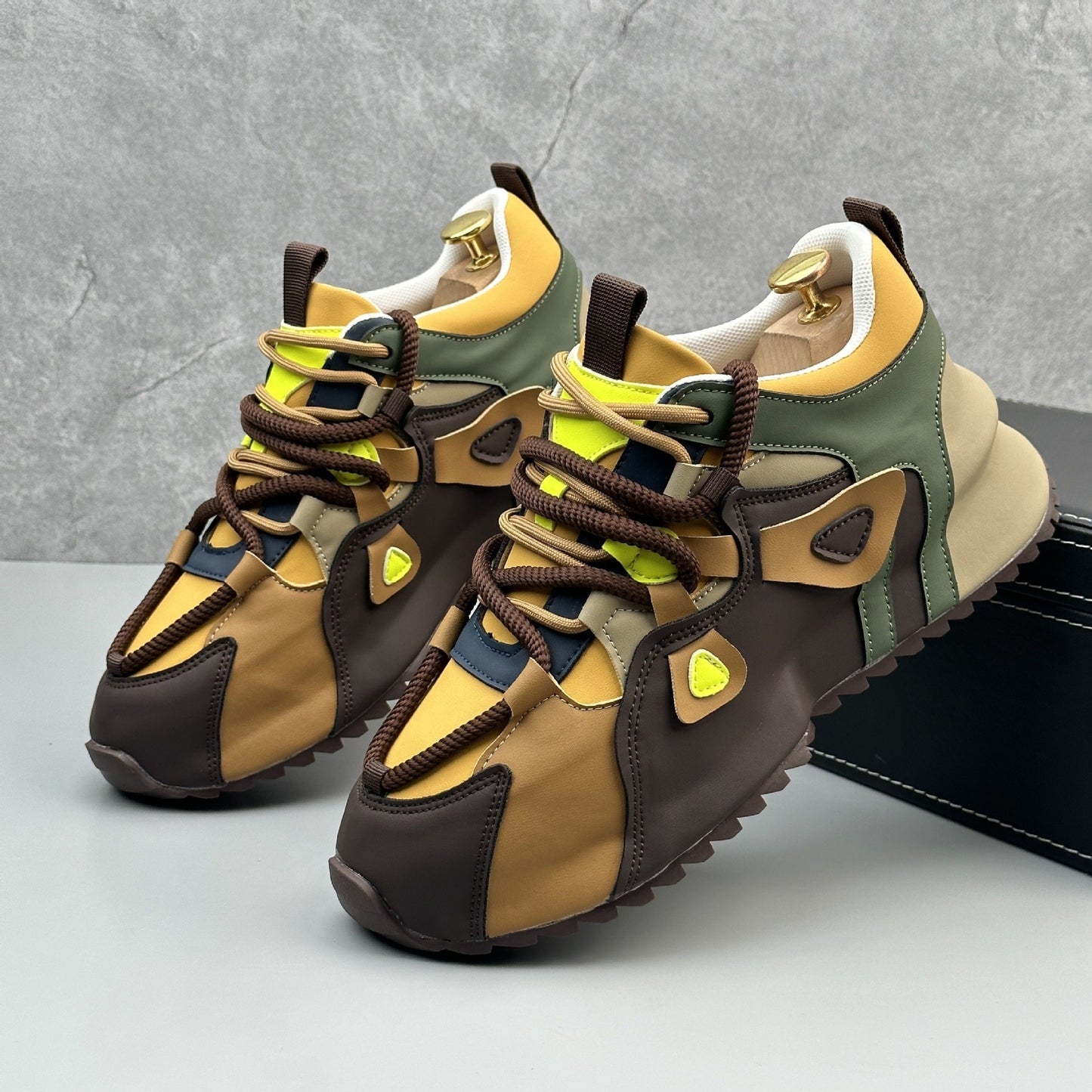 Trendy Thick Soled Dad Shoes - Harajuku Style